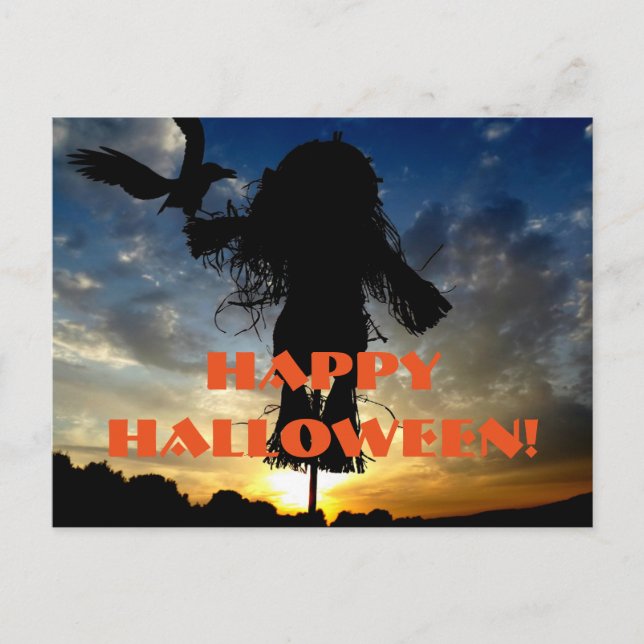 Postal Halloween Scarecrow (Anverso)