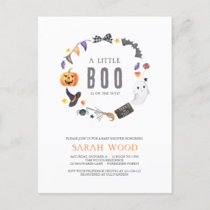 Postal Halloween Shower, Little Boo Baby Shower