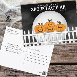 Postal Halloween Spooktacular Spookular Spookly Whimsical