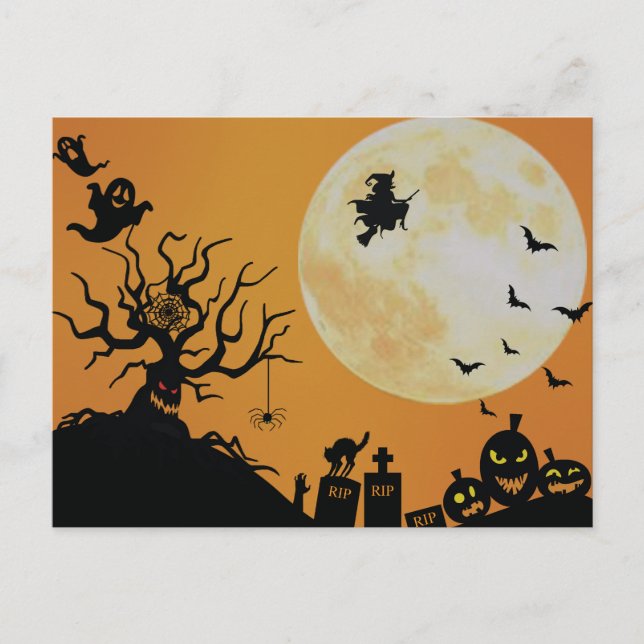 Postal Halloween Spooky Fun (Anverso)