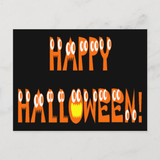 Postal Halloween Squash Text