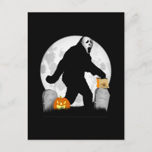 Postal Halloween Squatchin