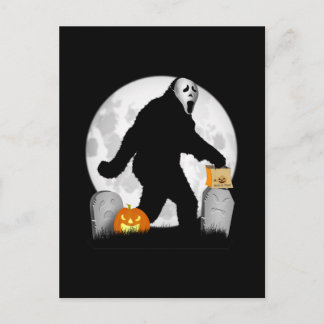 Postal Halloween Squatchin