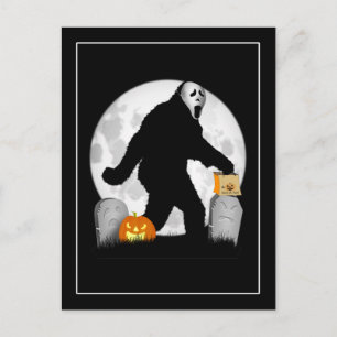 Postal Halloween Squatchin