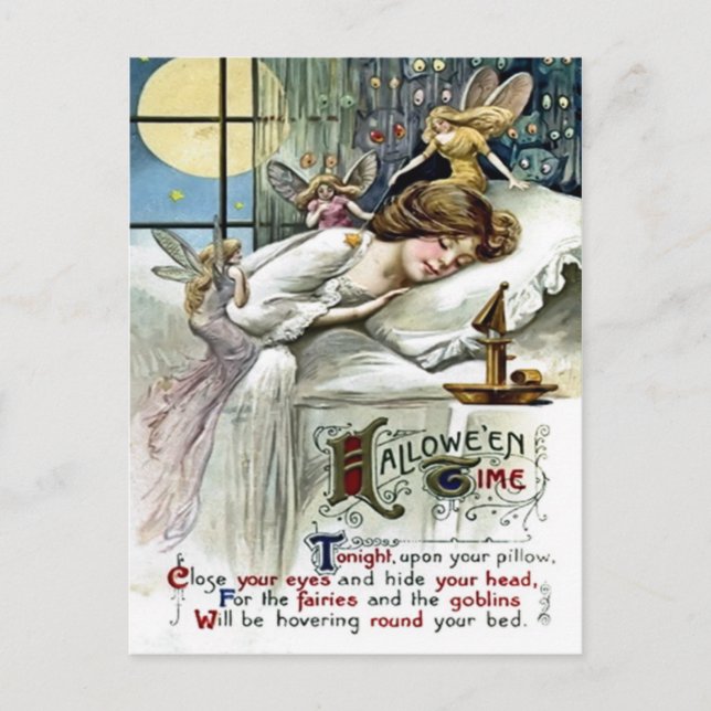 Postal Halloween Time Postcard (Anverso)