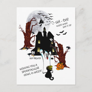Postal Halloween - Uh Oh Adivina Qué Día Es