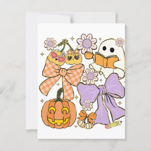 Postal Halloween, un profesor fantasmal