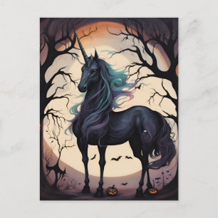 Postal Halloween Unicorn