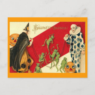 Postal Halloween vintage