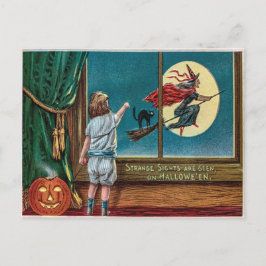 Postal Halloween vintage