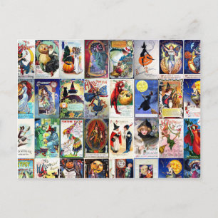 Postal Halloween vintage
