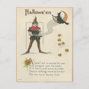 Postal Halloween vintage