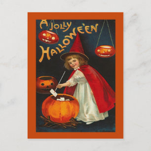 Postal Halloween vintage