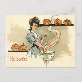 Postal Halloween vintage