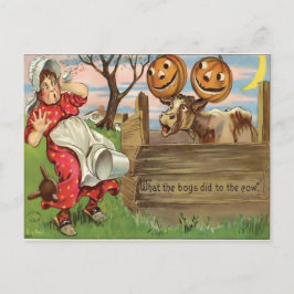 Postal Halloween vintage
