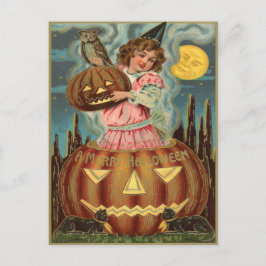 Postal Halloween vintage