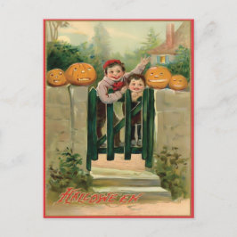 Postal Halloween vintage