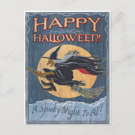 Postal Halloween vintage