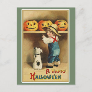 Postal Halloween vintage