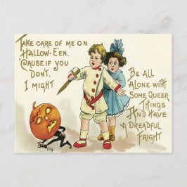 Postal Halloween vintage