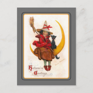 Postal Halloween vintage