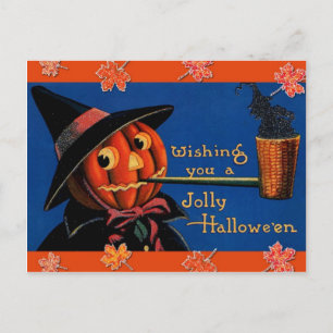 Postal Halloween vintage