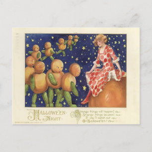 Postal Halloween vintage