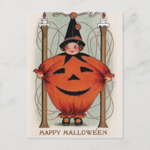 Postal Halloween vintage