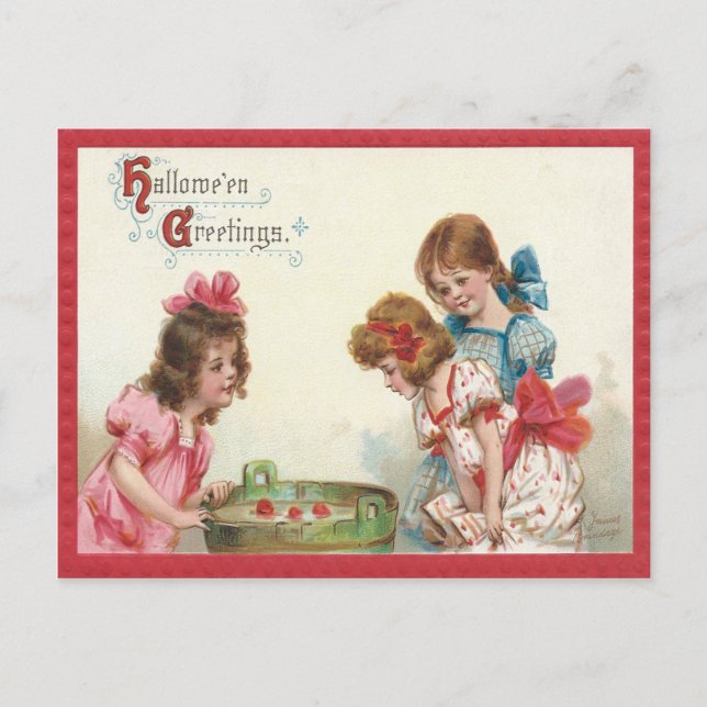 Postal Halloween vintage (Anverso)