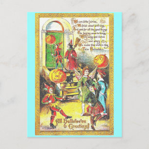 Postal Halloween vintage