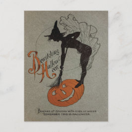 Postal Halloween vintage