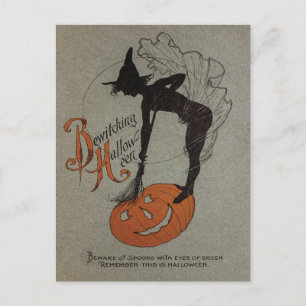 Postal Halloween vintage