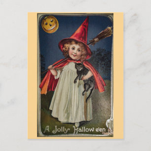Postal Halloween vintage