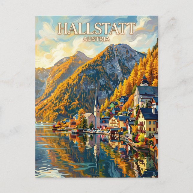 Postal Hallstatt Austria (Anverso)