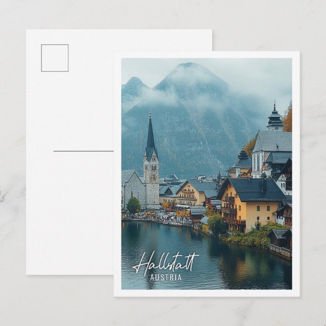 Postal Hallstatt Austria Hermoso Lugar Turístico (Anverso / Reverso)