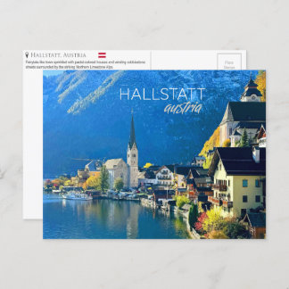 Postal Hallstatt, Austria Postcard