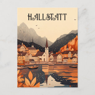 Postal Hallstatt Austria Travel