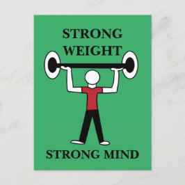 Postal Halterofilia Ataque de fitness