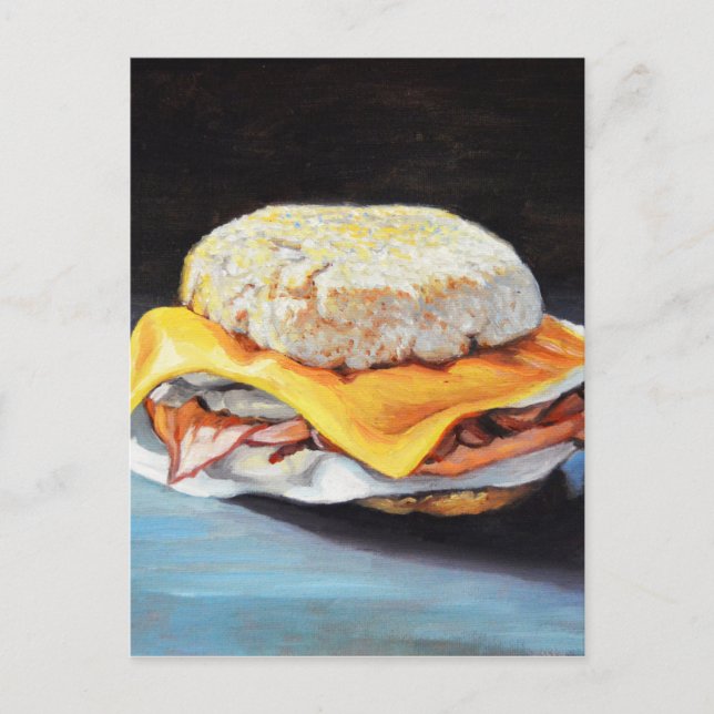 Postal Ham, Egg y Cheese English Muffin (Anverso)