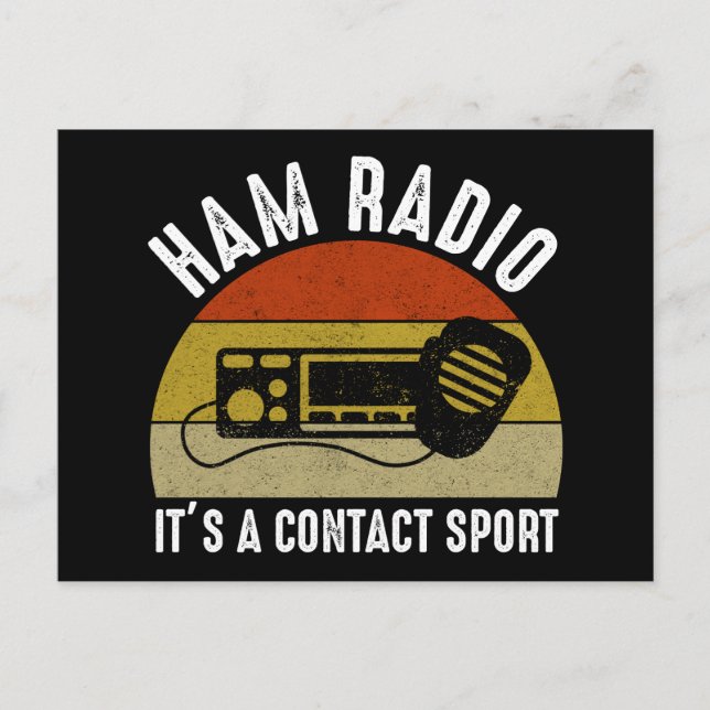 Postal Ham Radio - Es un deporte de contacto (Anverso)