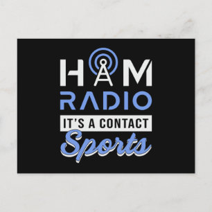 Postal HAM Radio Operator Antenna Amateur Code Gift Idea