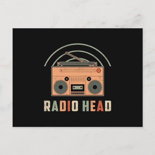 Postal HAM Radio Operator Antenna Amateur Code Gift Idea (Anverso)