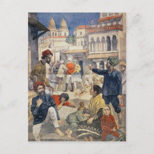 Postal Hambre en India