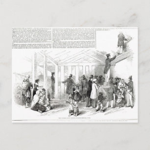 Postal Hambruna irlandesa de la papa, 1847