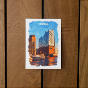 Postal Hamburg Alemania Elbphilharmonie Travel
