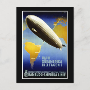 Postal Hamburg Amerika Linie Hamburg America Line HAPAG