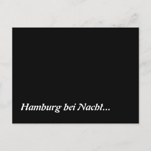 Postal Hamburg bei Nacht