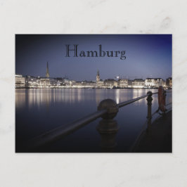 Postal Hamburg Binnenalster Postkarte