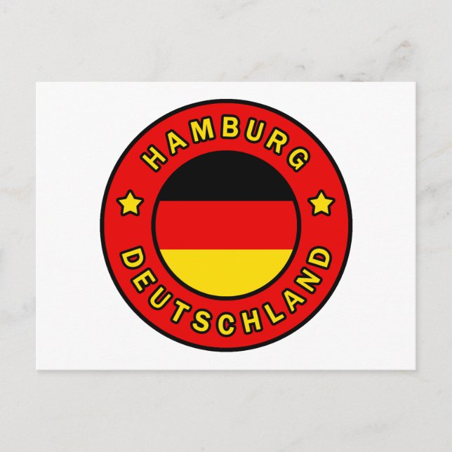 Postal Hamburg Deutschland (Anverso)
