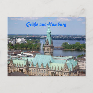 Postal Hamburg Postkarte